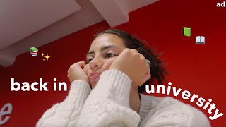 back in university and a room tour 📚