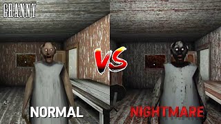 Granny - Normal VS Nightmare | Granny 1.8.2 | DVloper