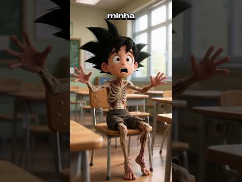 GOKU participa de concurso de pessoa mais magra do mundo #naruto #animetoons #anime #humor