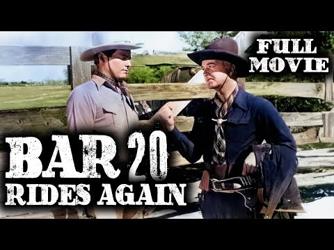BAR 20 RIDES AGAIN | William Boyd | Full Western Movie | English | Wild West | Free Movie