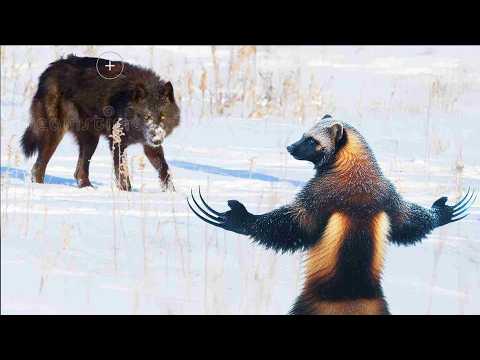 Ataques de  wolverines capturados por câmeras