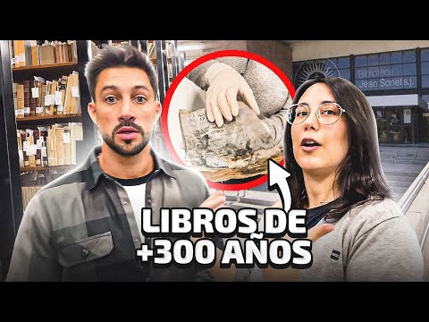 ASI SE ENCUENTRAN LOS LIBROS CON MAS DE 300 AÑOS📚