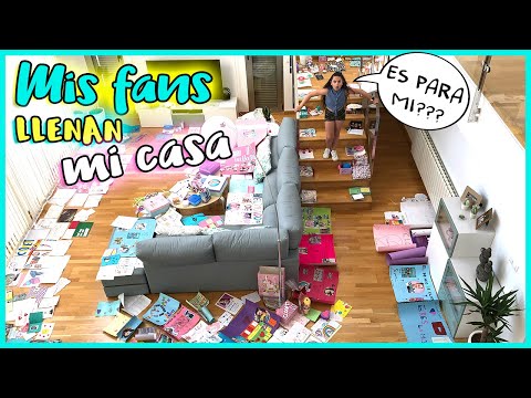 Mis FANS LLENAN MI CASA de REGALOS 😱 ABRIENDO REGALOS de VALENCIA y MURCIA en DIRECTO