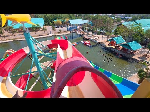 Dirty Water Slide at Khlong Khon Water Park 🇹🇭