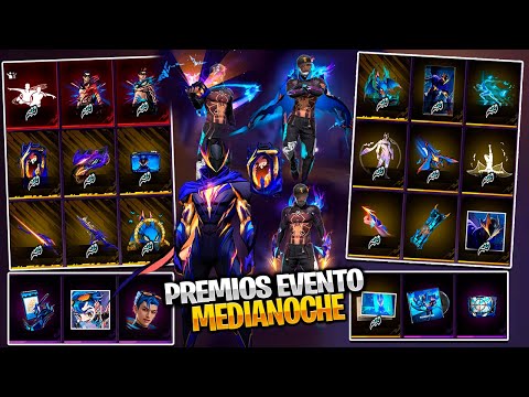 TODOS LOS PREMIOS DEL EVENTO MEDIANOCHE (OCASO JUSTICIERO) ASPECTOS TRANSFORMADOR EMOTES & MAS