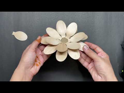 DIY LOTUS DIYA STANDS WITH SPOONS || LOTUS STANDS FOR DIWALI DECORATION || SPOON CRAFT