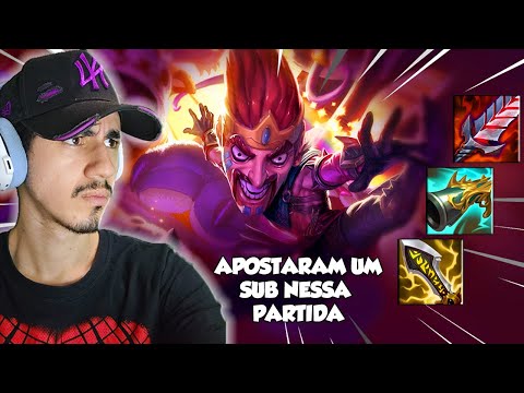 APOSTARAM UM SUB NA VITÓRIA ENTÃO JOGUEI DE DRAVEN NA RANKEADA DO LEAGUE OF LEGENDS
