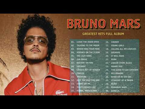 Leave The Door Open - BrunoMars Greatest Hits 2021 - BrunoMars Playlist - BrunoMars Full Album