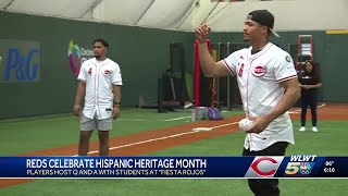 Reds celebrate Hispanic Heritage Month with students at ‘Fiesta Rojos’