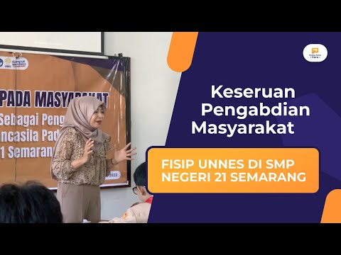 Keseruan Kegiatan Pengabdian Masyarakat FISIP Universitas Negeri Semarang di SMPN 21 Semarang