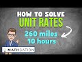 Understanding Unit Rates