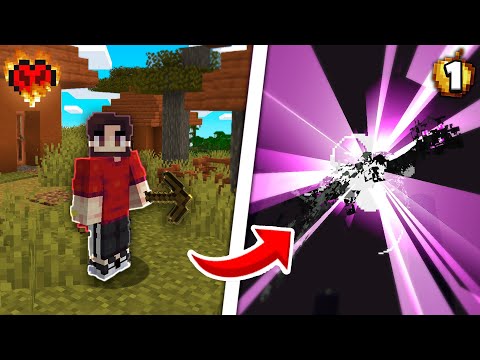 EMPECÉ un ULTRAHARDCORE en Minecraft y DERROTÉ al DRAGÓN