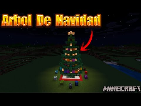 ÁRBOL DE NAVIDAD CON ILUMINACIÓN EN MINECRAFT🎄FELIZ AÑO NUEVO 2025🎆 | AlexPlay16