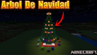 ÁRBOL DE NAVIDAD CON ILUMINACIÓN EN MINECRAFT🎄FELIZ AÑO NUEVO 2025🎆 | AlexPlay16