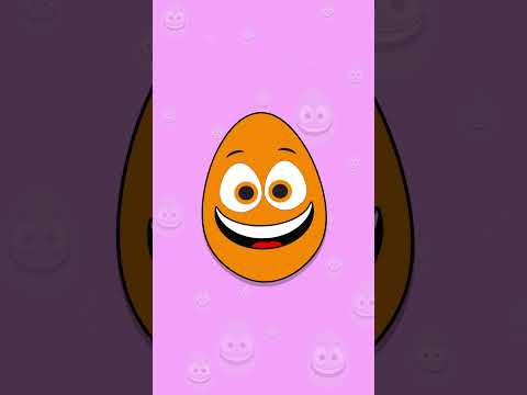 Shake, Shake, Shake! Pop! ORANGE #nesting #egg #learncolors #cartoon #colors #toddler @BabyBigMouth