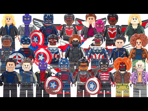 All The Falcon and the Winter Soldier | Captain America Brave New World Promo Unofficial Minifigures