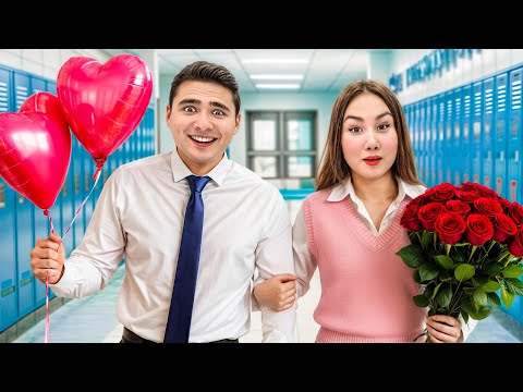 СВИДАНИЕ с Крашем прямо В ШКОЛЕ !!!!