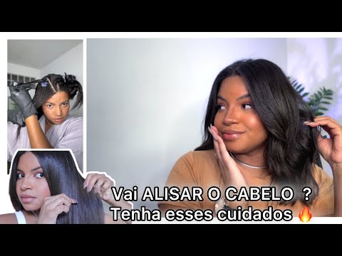 CUIDADO ❌ SE VOCÊ VAI ALISAR O CABELO FAÇA  ISSO  - O QUE ninguém tem Conta 🔥