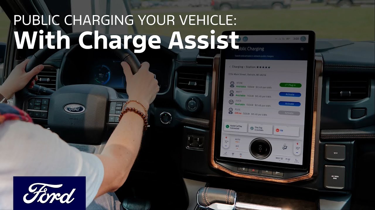 Public Charging with Charge Assist | Ford