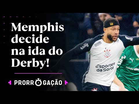 MEMPHIS CRAVA E TIMÃO SAI NA FRENTE EM DERBY COM PÊNALTI E GOL ANULADO! | PRORROGAÇÃO