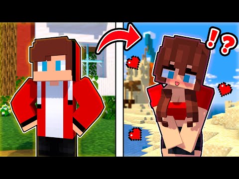 MAIZEN: JJ is a GIRL?!  - Minecraft Animation JJ & Mikey