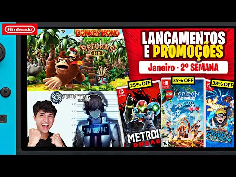 VOLTAMOS COM Lançamento de DONKEY KONG e Primeiras Promos de 2025! | Lançamentos e Promoções Jan 2