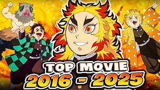 TOP 3 MOVIE ANIME ĐÁNG XEM NHẤT NĂM 2016 - 2025
