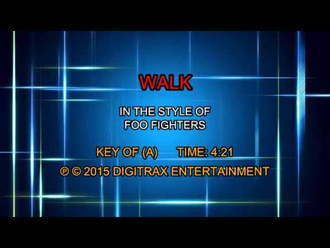 Foo Fighters – Walk (Backing Track)