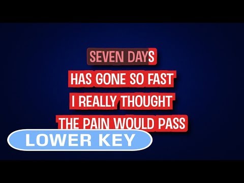 Celine Dion – Water and a Flame | Karaoke Lower Key