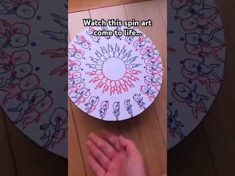 Watch this spin art come to life.. #spinart #artistspotlight #talent #artist #artwork #art #arte
