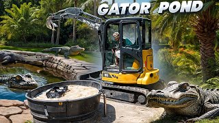 ANIMAL UPDATE AND GATOR POND BUILD !!!