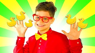 Five Little Ducks with Quack Quack | Little Baby Song - Nursery Rhymes