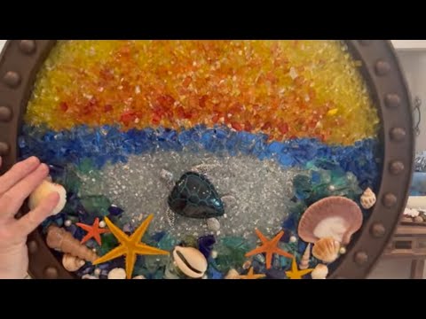 Beach Glass Epoxy Art That Will Take Your Breath Away