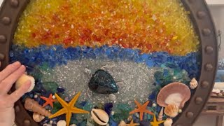 Beach Glass Epoxy Art That Will Take Your Breath Away