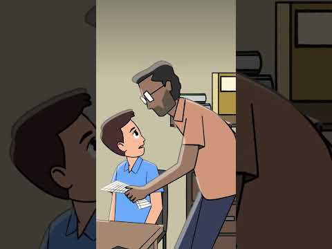 Life is more important than just marks! #animatedshorts #schoollife #schoolmemes #exampreparation