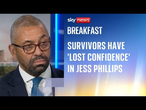 YouTube video thumbnail: Cleverly 'can't see' how Jess Phillips Remains in Position as Survivors Demand she Quits