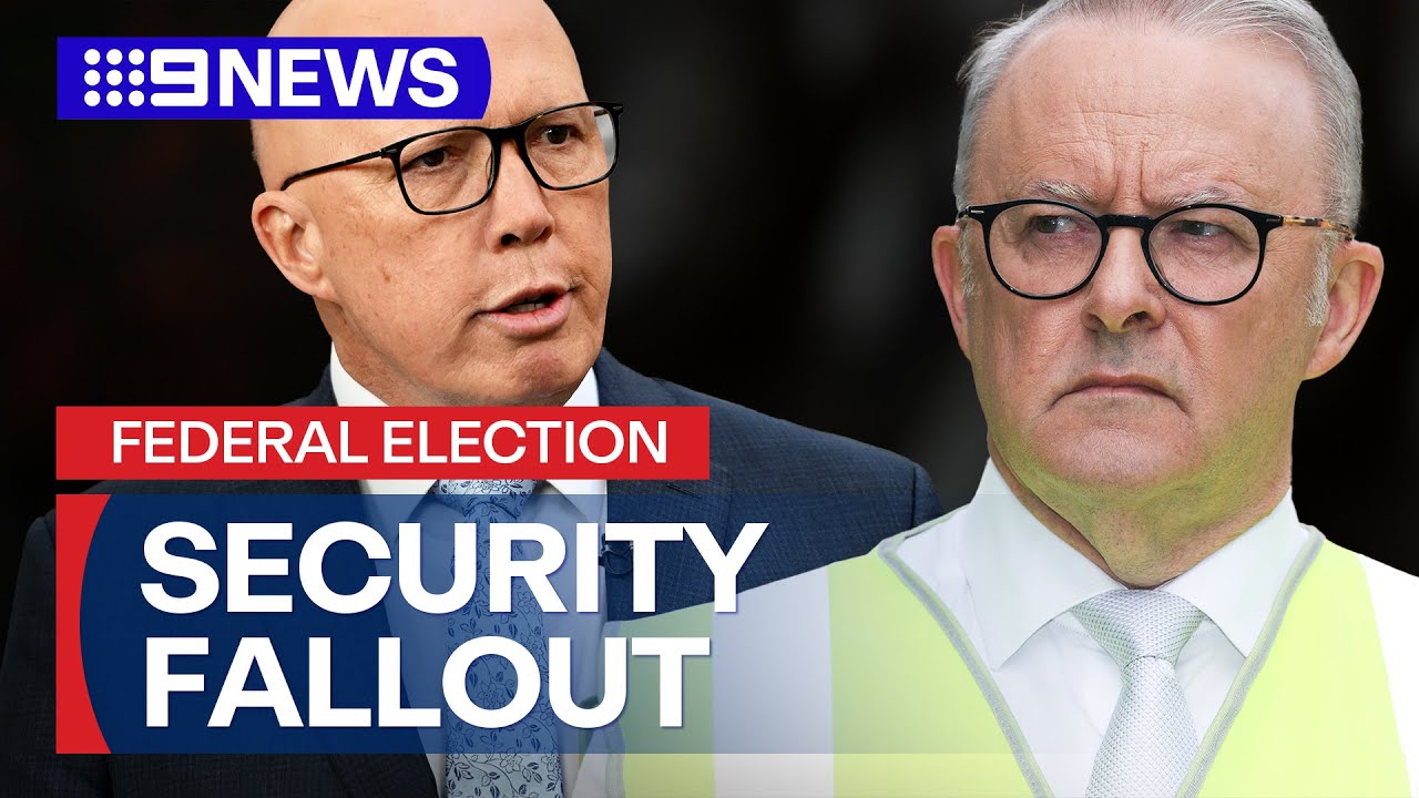 Dutton and Albanese argue over Russia war base | 9 News Australia