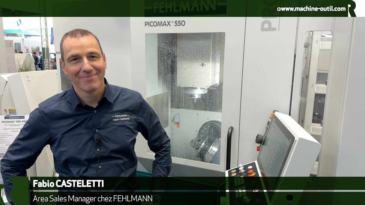 Machine d'usinage 5 axes compacte et universelle avec moteurs torque