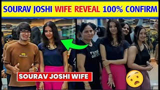 🫨OMG Sourav joshi Wife Revealed in this video |Sourav joshi ki shadi | Sourav joshi Wife photo