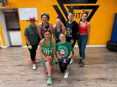 60 minute step boxing Holiday workout!