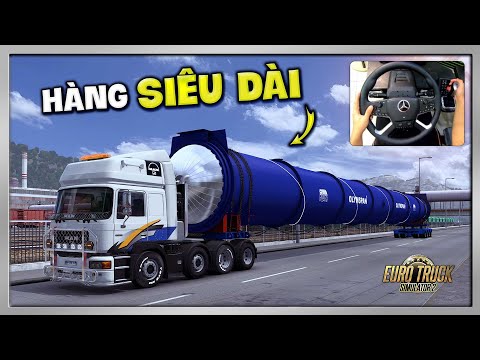 ETS2 - Đầu Kéo "Mạnh Mẽ" MAN 8x4 Kéo Hàng Dài Khủng SIÊU DÀI Qua Đường Phố Đông Xe