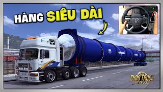 ETS2 - Đầu Kéo "Mạnh Mẽ" MAN 8x4 Kéo Hàng Dài Khủng SIÊU DÀI Qua Đường Phố Đông Xe