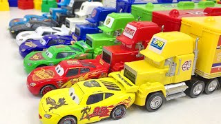 🔴 Cars Toys Rayo Mcqueen Mack Truck Learn Colors Learning Video for Kids