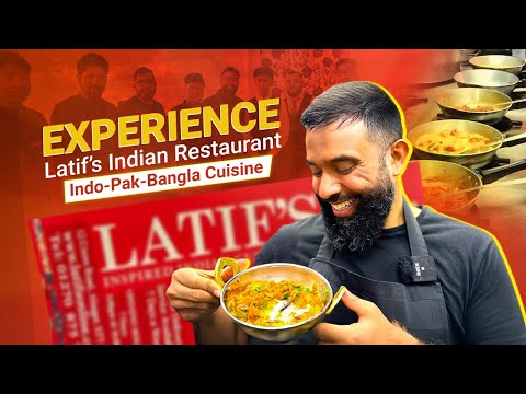 British Indian Restaurant Experience | Latif's Indian | South Asian Finest Cusine...