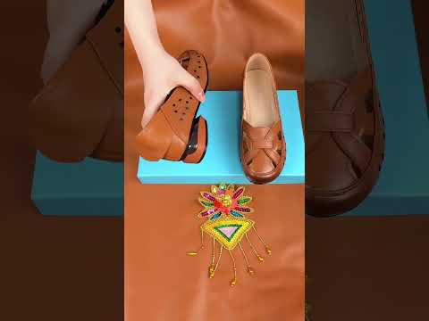 Brown And Black Shoes | Pure Leather | Girls Collection 💕