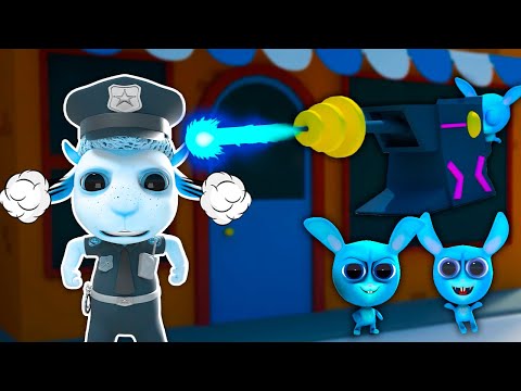 They froze me!❄️🐰👮Kids Pranks and Freeze Ray❄️🐰👮Respect the police