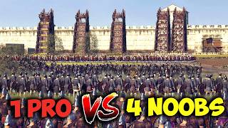 I Thought This Siege Was Impossible… Until He Proved Me Wrong – 1 Pro vs 4 Noobs (Attila)
