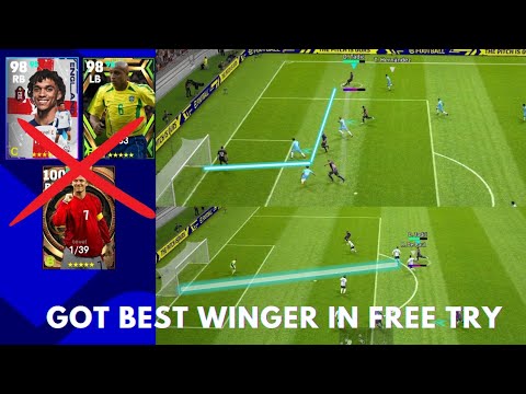 Got Best Winger in free try ✨🌟 || Amazing Crossing Skill 🔥 || efootball 23 ||#efootball