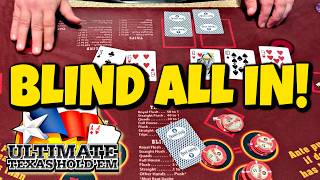 Playing Blind! 👀 Ultimate Texas Hold em Poker