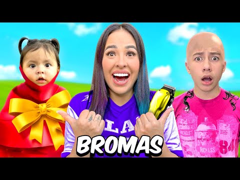 24 HORAS DE BROMAS PESADAS A MIS HIJOS!!